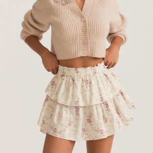 LOVESHACK FANCY RUFFLE SKIRT